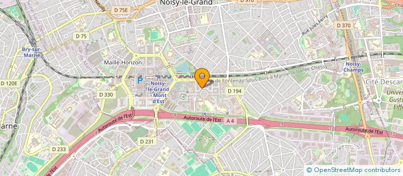 localisation de l'entreprise MONSIEUR EMMANUEL MADEKO BIKOUTA  NOISY LE GRAND