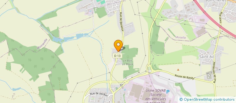 localisation de l'entreprise MONSIEUR EMMANUEL MAGGION  BATILLY