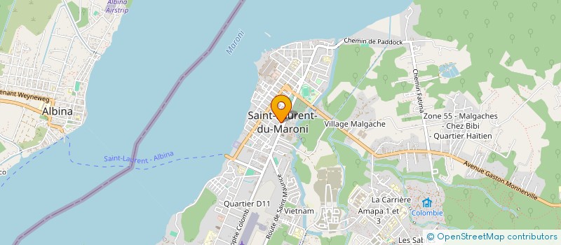 localisation de l'entreprise MONSIEUR EMMANUEL MAGLOIRE à SAINT-LAURENT-DU-MARONI