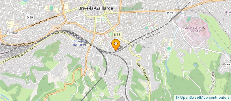 localisation de l'entreprise MONSIEUR EMMANUEL MAGUIN  BRIVE-LA-GAILLARDE