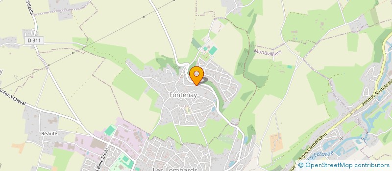 localisation de l'entreprise MONSIEUR EMMANUEL MAILLARD  FONTENAY