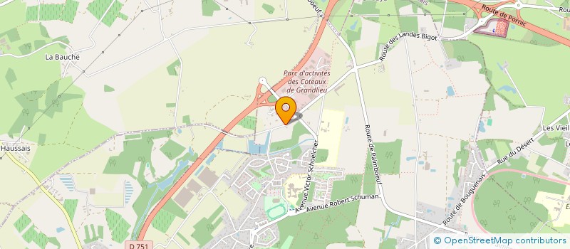 localisation de l'entreprise MONSIEUR EMMANUEL MAINGUY  BOUAYE