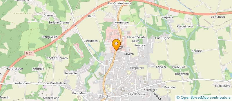 localisation de l'entreprise MONSIEUR EMMANUEL MAIRE  BAUD