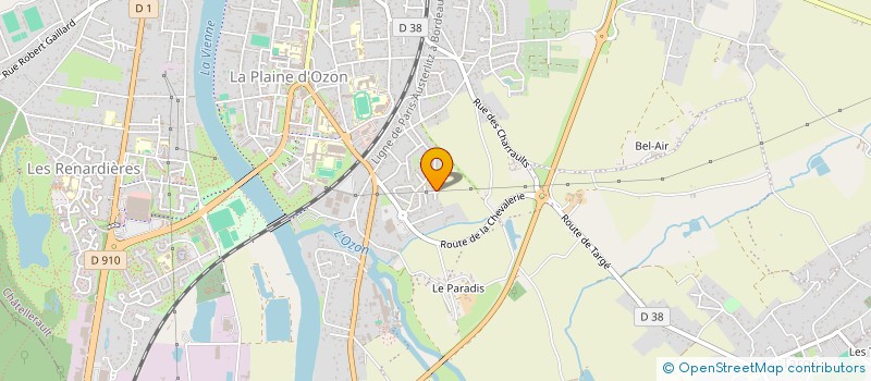 localisation de l'entreprise MONSIEUR EMMANUEL MALDONADO  CHATELLERAULT