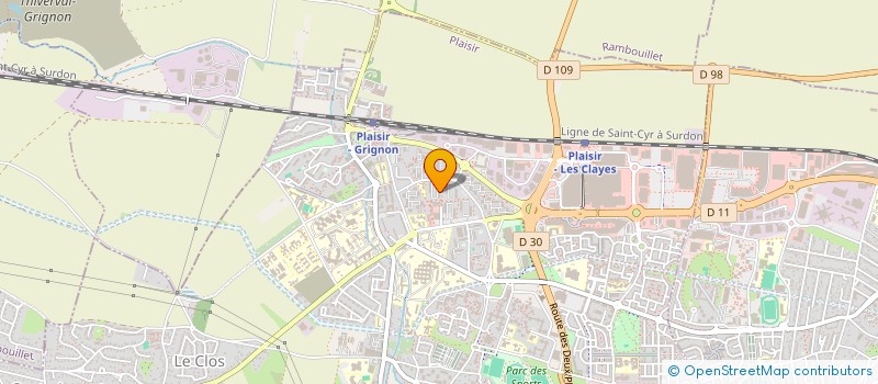 localisation de l'entreprise MONSIEUR EMMANUEL MALIVERT à PLAISIR