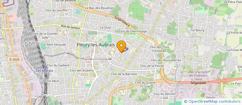 localisation de l'entreprise MONSIEUR EMMANUEL MALLET à FLEURY-LES-AUBRAIS