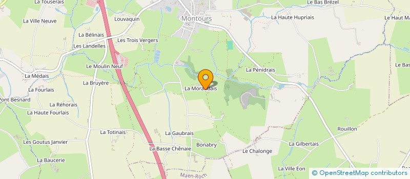 localisation de l'entreprise MONSIEUR EMMANUEL MALTERRE  LES PORTES DU COGLAIS