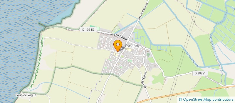 localisation de l'entreprise MONSIEUR EMMANUEL MANDON  ESNANDES