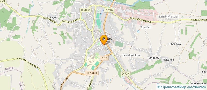 localisation de l'entreprise MONSIEUR EMMANUEL MANESSE  RIBERAC