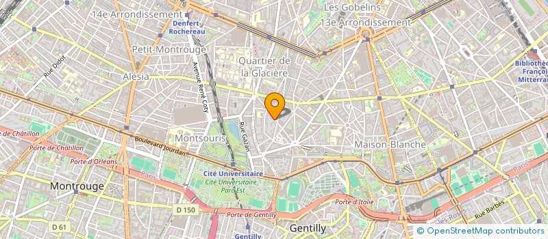 localisation de l'entreprise MONSIEUR EMMANUEL MANGUELE  PARIS