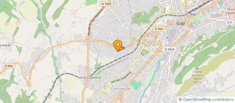 localisation de l'entreprise MONSIEUR EMMANUEL MANZANO  GAP