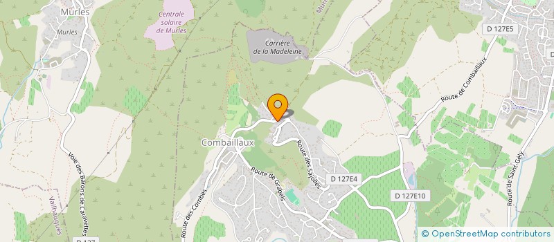 localisation de l'entreprise MONSIEUR EMMANUEL MARCHAL  COMBAILLAUX