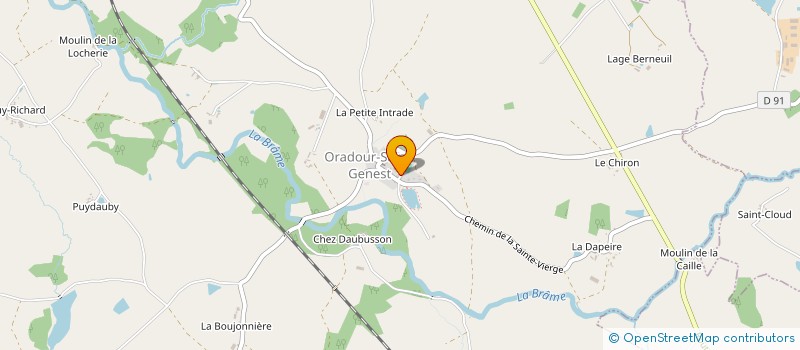 localisation de l'entreprise MONSIEUR EMMANUEL MARCHE  ORADOUR-SAINT-GENEST