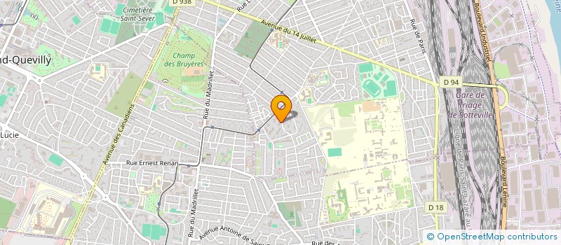 localisation de l'entreprise MONSIEUR EMMANUEL MARCOMBE  ROUEN