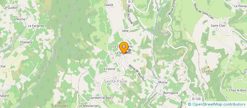 localisation de l'entreprise MONSIEUR EMMANUEL MARDUEL  SAINTE-PAULE