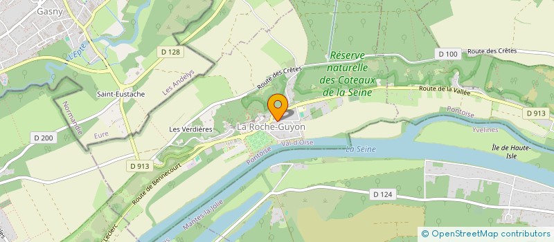 localisation de l'entreprise MONSIEUR EMMANUEL MARIE  LA ROCHE-GUYON