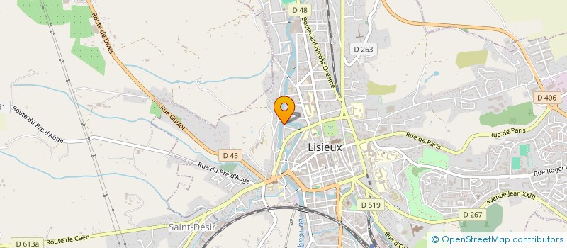 localisation de l'entreprise MONSIEUR EMMANUEL MARIE PAUL PLEINTEL  LISIEUX