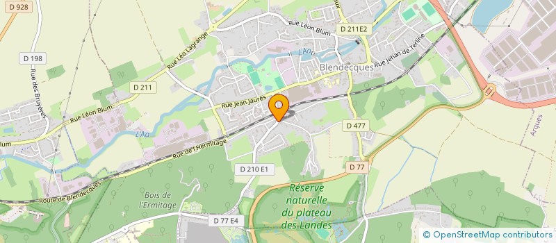 localisation de l'entreprise MONSIEUR EMMANUEL MARTEL  BLENDECQUES