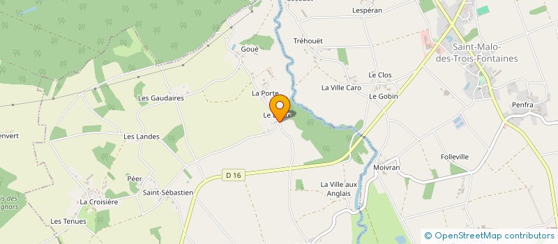 localisation de l'entreprise MONSIEUR EMMANUEL MARTIN à LA GREE-SAINT-LAURENT