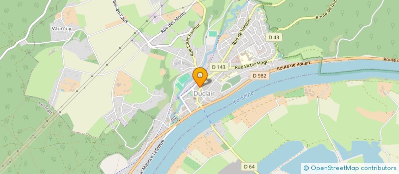 localisation de l'entreprise MONSIEUR EMMANUEL MARTIN  DUCLAIR