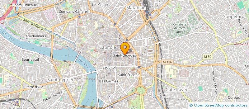 localisation de l'entreprise MONSIEUR EMMANUEL MARTIN  TOULOUSE