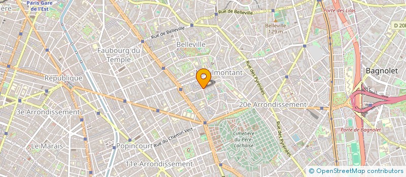 localisation de l'entreprise MONSIEUR EMMANUEL MARTIN BOURDANOVE  PARIS