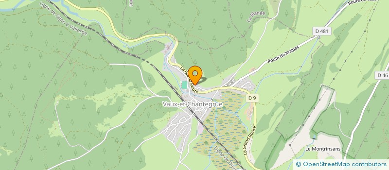 localisation de l'entreprise MONSIEUR EMMANUEL MARTINS à VAUX-ET-CHANTEGRUE
