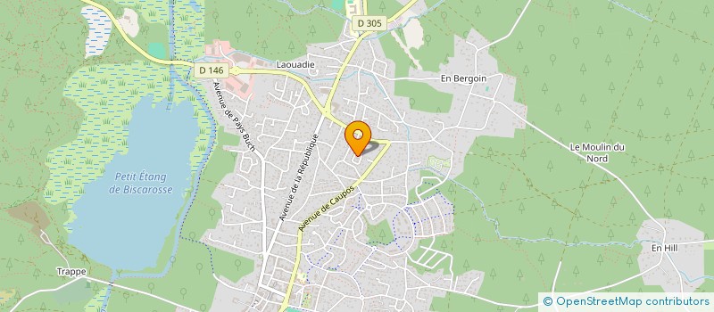 localisation de l'entreprise MONSIEUR EMMANUEL MASSARD à BISCARROSSE