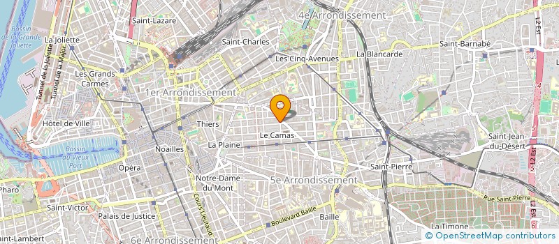 localisation de l'entreprise MONSIEUR EMMANUEL MASSIMELLI  MARSEILLE