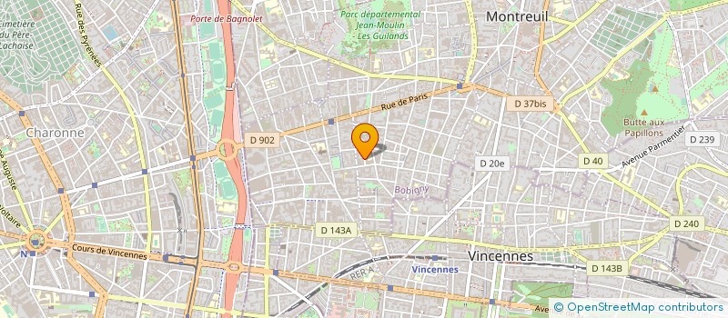 localisation de l'entreprise MONSIEUR EMMANUEL MASSOMA NSONGO à MONTREUIL