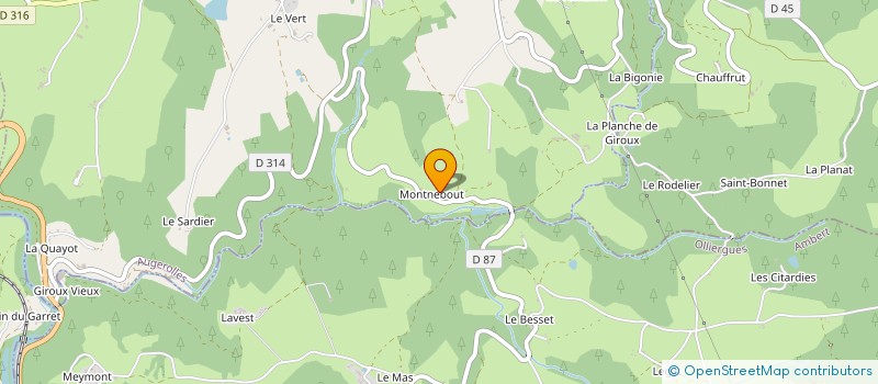 localisation de l'entreprise MONSIEUR EMMANUEL MASSOT  AUGEROLLES