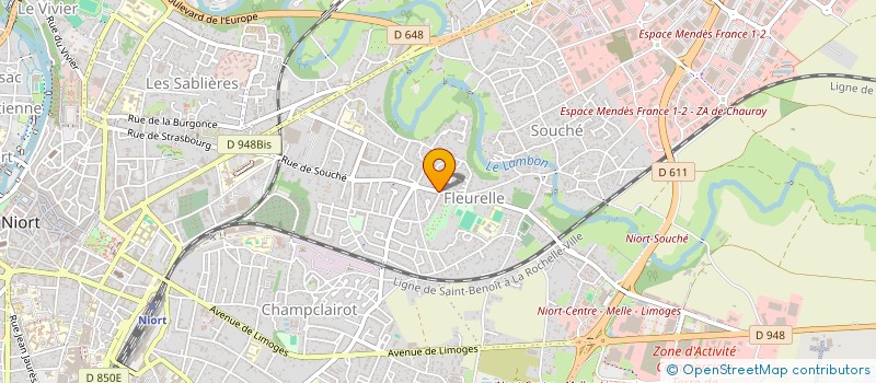 localisation de l'entreprise MONSIEUR EMMANUEL MATHE à NIORT