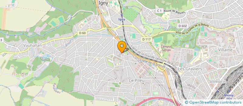 localisation de l'entreprise MONSIEUR EMMANUEL MATHEE  IGNY