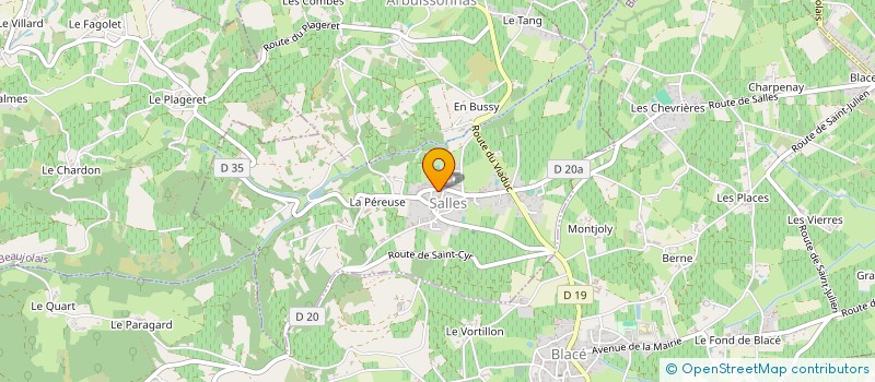 localisation de l'entreprise MONSIEUR EMMANUEL MATHON  SALLES-ARBUISSONNAS-EN-BEAUJOLAIS