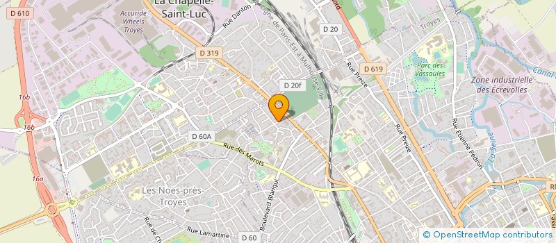 localisation de l'entreprise MONSIEUR EMMANUEL MATHURIN EMMANUEL  TROYES