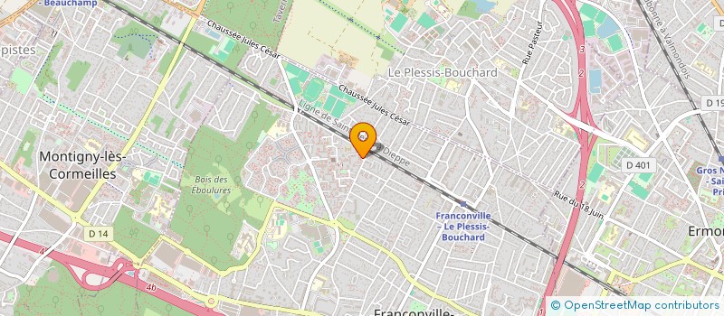 localisation de l'entreprise MONSIEUR EMMANUEL MATIONGO M'BOUNGOU  FRANCONVILLE