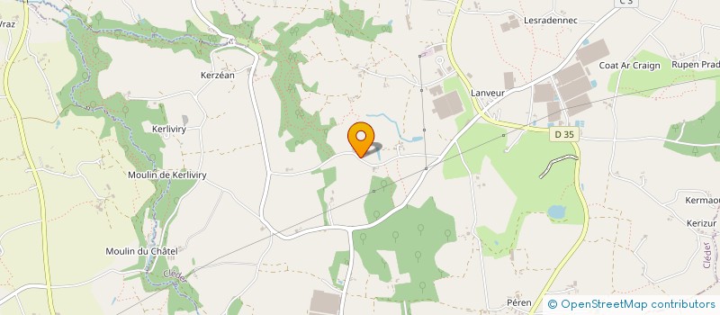 localisation de l'entreprise MONSIEUR EMMANUEL MATUREL  CLEDER