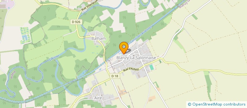 localisation de l'entreprise MONSIEUR EMMANUEL MATUSZAK  BLANZY-LA-SALONNAISE