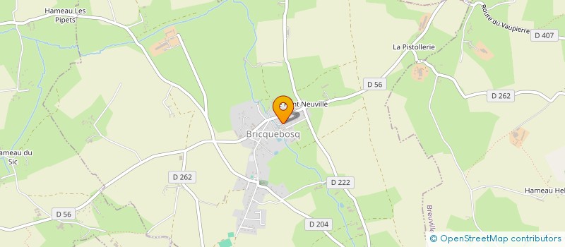 localisation de l'entreprise MONSIEUR EMMANUEL MAUGER  BRICQUEBOSQ