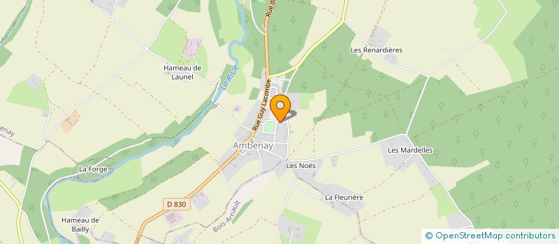 localisation de l'entreprise MONSIEUR EMMANUEL MAZURIER  AMBENAY