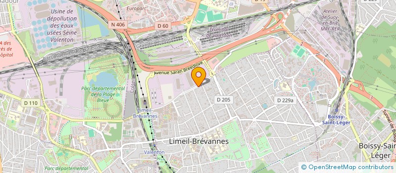 localisation de l'entreprise MONSIEUR EMMANUEL MBEDEY  LIMEIL-BREVANNES