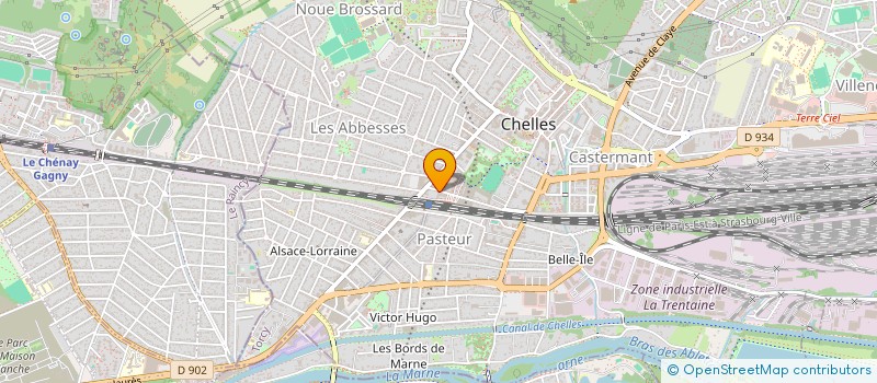 localisation de l'entreprise MONSIEUR EMMANUEL MEDOU  CHELLES