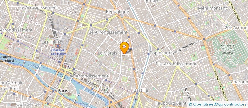 localisation de l'entreprise MONSIEUR EMMANUEL MEFFRE à PARIS