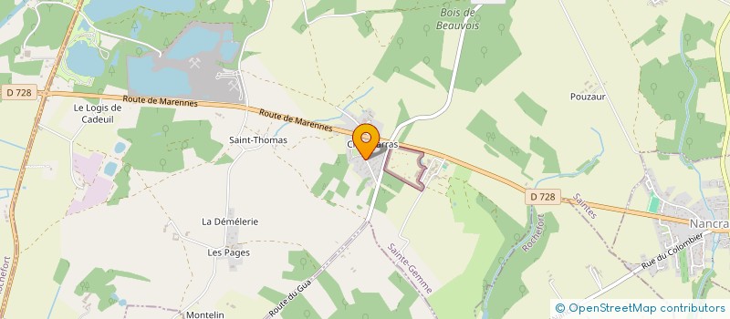 localisation de l'entreprise MONSIEUR EMMANUEL MELINGE  SAINTE-GEMME