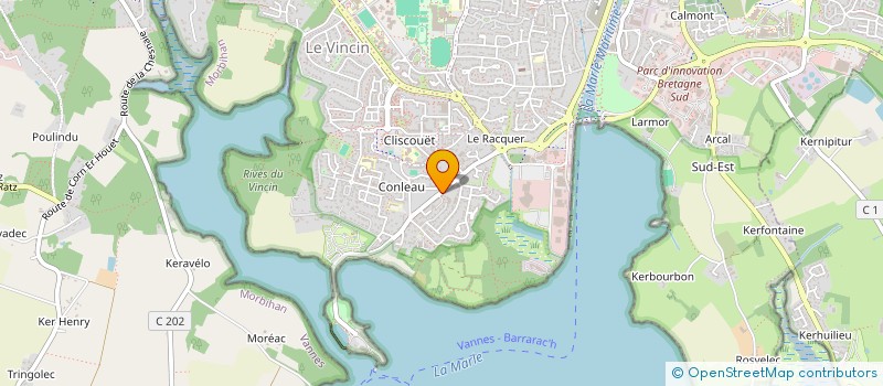 localisation de l'entreprise MONSIEUR EMMANUEL MENANT à VANNES