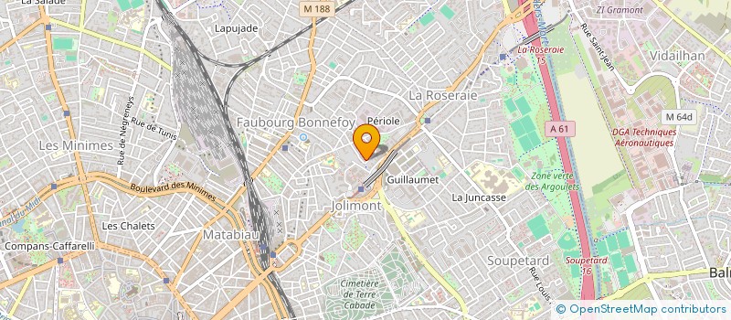 localisation de l'entreprise MONSIEUR EMMANUEL MENIS  TOULOUSE