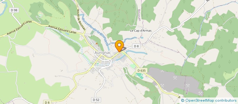 localisation de l'entreprise MONSIEUR EMMANUEL MENONI à AURIGNAC