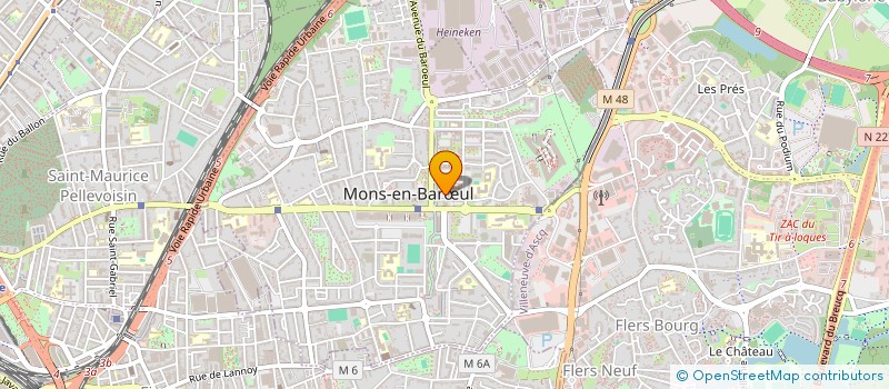 localisation de l'entreprise MONSIEUR EMMANUEL MENSAKLO  MONS-EN-BARUL