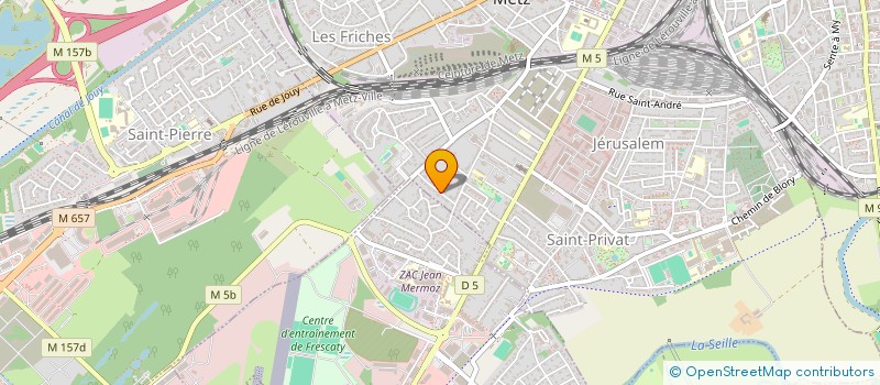 localisation de l'entreprise MONSIEUR EMMANUEL MERCIER  MONTIGNY-LES-METZ