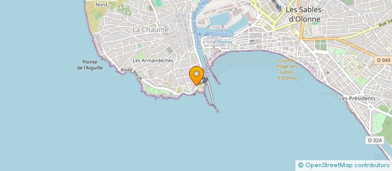 localisation de l'entreprise MONSIEUR EMMANUEL MERCIER à LES SABLES D'OLONNE